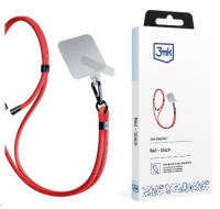 BAZAR - 3mk EasyClip Red (black) - Poškozený obal (Komplet)