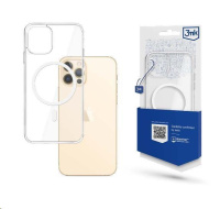 BAZAR - 3mk MagCase pro Apple iPhone 12 / 12 Pro, čirá - Poškozený obal (Komplet)