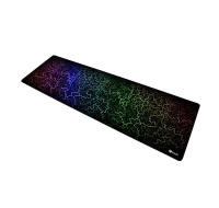 C-TECH Herní podložka pod myš ANTHEA ARC XL, barevná, pro gaming, 900x270x4mm, obšité okraje