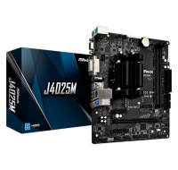 ASRock MB Intel procesor J4025M, 2xDDR4, HDMI, VGA, DVI-D, mATX