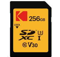 Kodak paměťová SD karta 256GB UHS-I U3 V30 Ultra