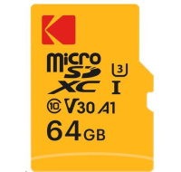 Kodak paměťová micro SD karta 64GB UHS-I U3 V30 Ultra + adaptér