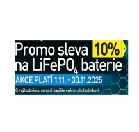 AVACOM A2D2 Baterie pro LiFePO4 25,6V 50Ah M8