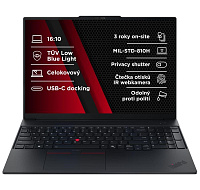 BAZAR - LENOVO NTB ThinkPad E16 AMD G3 - Ryzen7 250,16" WUXGA,16GB,512SSD,FHD+IRcam,W11P - Poškozený obal