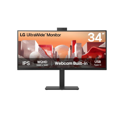 BAZAR - LG MT IPS LCD LED 34" 34BA85QE - IPS, 3440x1440, 2xHDMI, DP, USB 3.2, USB-C, RJ45, nast vyska, repro, zakriven,