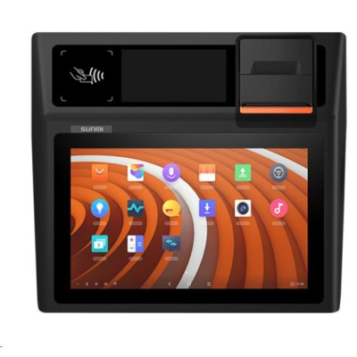 Sunmi D2 Mini, 4G, NFC, 25,7cm (10,1''), CD, Android, black, orange