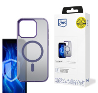3mk ochranný kryt Frosty MagCase Purple pro Apple iPhone 15 Pro Max