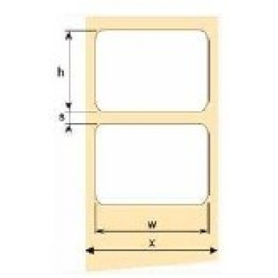 OEM samolepící etikety 50mm x 25mm, termoetikety , cena za 2000 ks