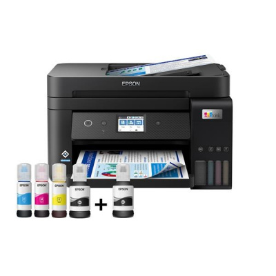 EPSON tiskárna ink EcoTank L6290, 4v1, A4, 1200x4800dpi, 33ppm, USB, Wi-Fi, LAN,Záruka 5 let  po registraci zdarma