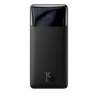 Baseus Bipow powerbanka s digitálním displejem  30000mAh 15W černá