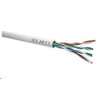 BAZAR - Instalační kabel Solarix UTP, Cat5E, drát, PVC, box 305m SXKD-5E-UTP-PVC - poškozený obal