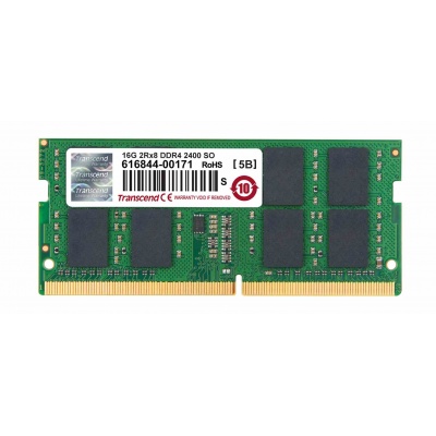 TRANSCEND SODIMM DDR4 16GB 2400MHz 2Rx8 CL17