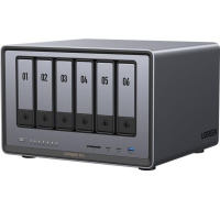 UGREEN NASync DXP6800 Pro (10C/i5-1235U/4,4GHz/8GBRAM/6xSATA/2xM.2/2x10GbE/1xPCIe/2xTB/2xUSB2.0/2xUSB3.2/HDMI/SD)