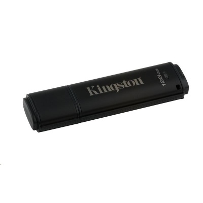 Kingston Flash Disk 128GB DataTraveler 4000 G2DM (USB 3.0, 256-bit šifrování AES)