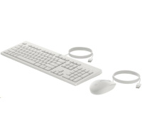 HP 225 Wired Mouse and Keyboard Combo G2 - White Hungary
