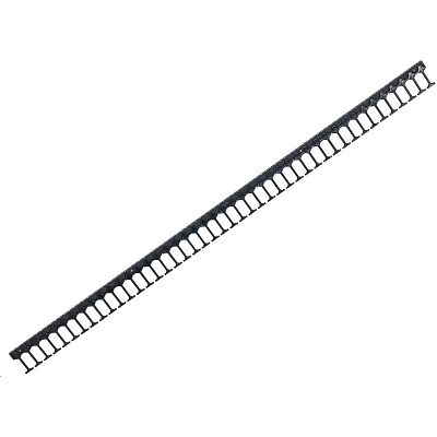 TRITON vertikální vyvazovací panel 22U, jednořadý, pro rozvaděče šířky 600/800mm z řady RMA, RZA, RDA, RTA, RYA, černý