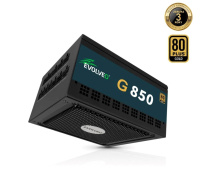 EVOLVEO G850 zdroj 850W, 80+ GOLD, ATX 3.1, aPFC, 140 mm ventilátor