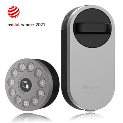 Ezviz  - Set Chytrého dveřního zámku (DL01S) a Klávesnice (DL01CP) (CS-DL01S/DL01CP-BK)