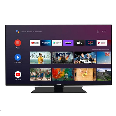 Orava 40" TV LT-ANDR40 C01, Full HD, LED, Android Smart TV, WiFi, HDR, tuner DVB-T2/C/S2, Android 11, Bluetooth