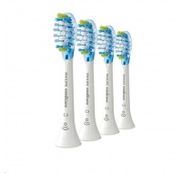 Philips HX9044/17 Sonicare C3 Premium Plaque Control, náhradní hlavice, standardní velikost, 4 kusy, nasazovací, bílá