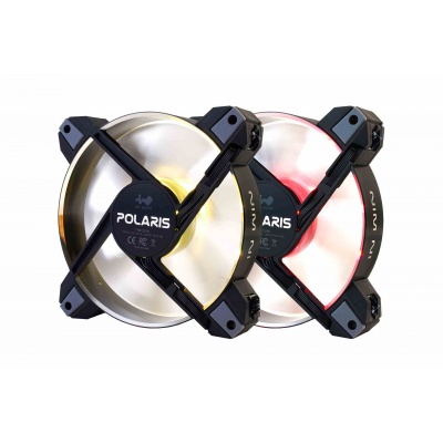 IN WIN ventilátor Polaris RGB Aluminium (twin pack)