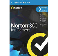 NORTON 360 FOR GAMERS 50GB CZ 1 uzivatel pro 3 zarizeni  na 1 rok ESD 1+1 (50%)