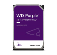 BAZAR - WD PURPLE WD33PURZ 3TB, SATA III 3.5", 256MB, 175MB/s, Low Noise, CMR