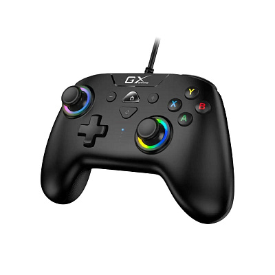 GENIUS GX Gaming gamepad GX-23UV/ drátový/ USB/ duální vibrace/ pro PC, PS3, PS4, Switch, Switch Lite a Android