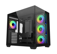Cooler Master case Elite 681, ATX, Průhledná bočnice, 4x 120mm ARGB Fan, Černá
