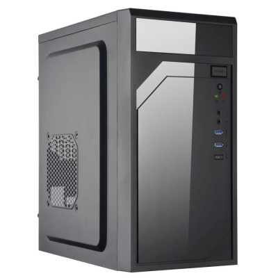 EUROCASE skříň ML M6-590B, mATX, 2x USB-A, černá
