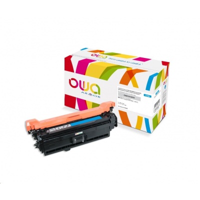 OWA Armor toner pro HP Color Laserjet Ese 500 M551, M575, 6000 Stran, CE401A, modrá/cyan