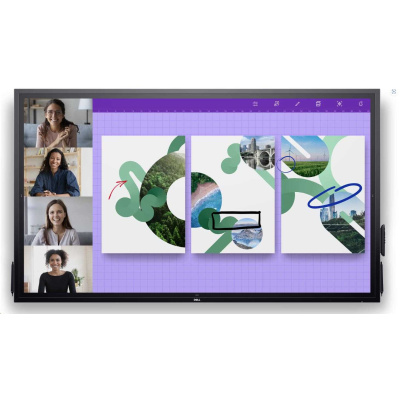 DELL LCD P7524QT - 75"/IPS/LE/4K UHD/3840x2160/16:9/Touch/60Hz/8ms/1200:1/350 cd/m2/HDMI/DP/VGA/VESA/3YNBD (210-BJKF