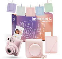 Fujifilm MINI 12 MEGA PACK růžový