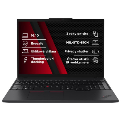 LENOVO NTB ThinkPad T16 G3 - Ultra5 125U,16" WUXGA,16GB,512SSD,IRcam,W11P