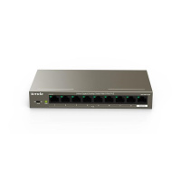 Tenda TEG1109P-8-102W 9xRJ45 Gigabit Switch s 8x PoE 802.3af/at + 1x Uplink 10/100/1000Mbps, celkem 102W