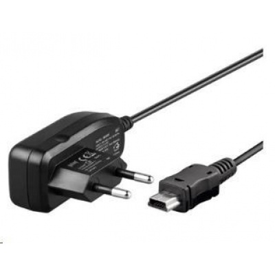 Goobay Napájecí a nabíjecí adaptér 230V na mini USB pro mobilní telefony, 1A