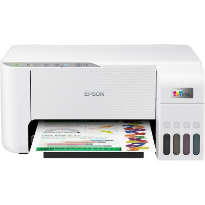 EPSON tiskárna ink EcoTank L3276, 5760x1440dpi, A4, 33ppm, USB, Wi-Fi, bílá,Záruka 5 let  po registraci zdarma
