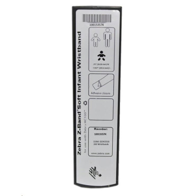 Zebra Z-Band UltraSoft, Paediatric, bílá