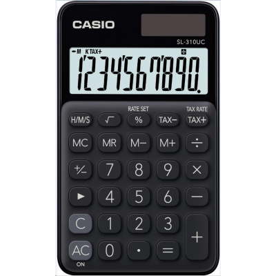 CASIO kalkulačka SL 310UC BK , Kapesní kalkulátor, blistr