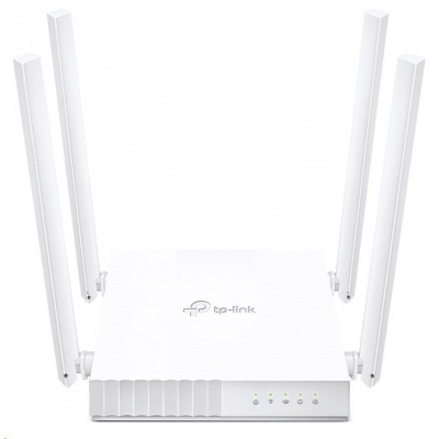 TP-Link Archer C24 WiFi5 router (AC750, 2,4GHz/5GHz, 4x100Mb/s LAN, 1x100Mb/s WAN)