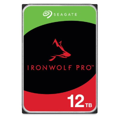 SEAGATE HDD 12TB IRONWOLF PRO (NAS), 3.5", SATAIII, 7200 RPM, Cache 256MB, CMR