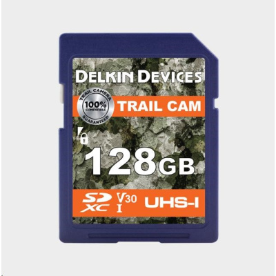Delkin SDXC Trail Cam R100/W75 (V30) 128GB