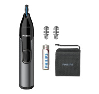 Philips NT3650/16 zastřihovač, na chloupky v nose, chloupky v uších, obočí, voděodolný, 2 nástavce, na baterie