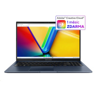 ASUS NTB Vivobook 15 (X1502VA-BQ687W), i5-13420H, 15.6" FHD, 16GB, 1TB SSD, UHD, W11 Home, Quiet Blue