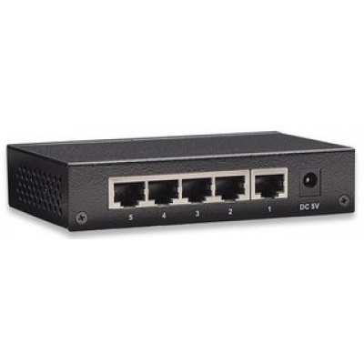 Intellinet 5-Port Gigabit Ethernet Switch, kovový