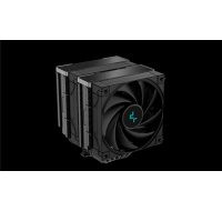 DEEPCOOL CPU Chladič AK620 ZERO DARK, 2x120mm, LGA1851, AM5, černá