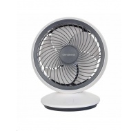 Orava SF-5 mini stolní ventilátor, 4 W, oscilace, USB nabíjení, 3 rychlosti, průměr 15 cm