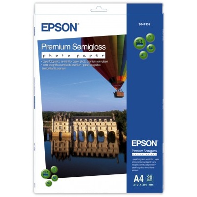 EPSON Paper A4 Premium Semigloss Photo - 20 sheets