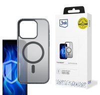 BAZAR - 3mk Frosty MagCase Black pro Apple iPhone 16 Pro Max - Poškozený obal (Komplet)