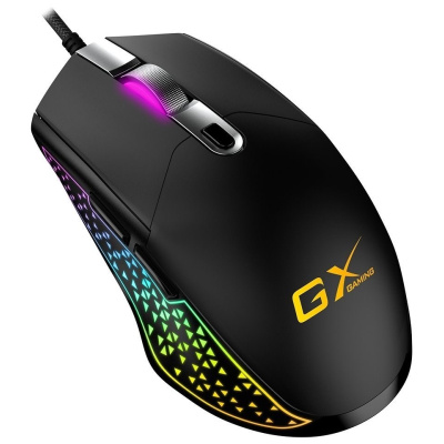 GENIUS myš GX GAMING Scorpion M705, drátová, RGB podsvícení, 800-7200 dpi, USB, 6tlačítek, černá